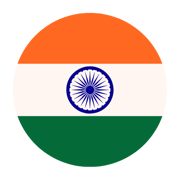 India Flag circle